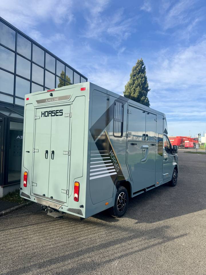 Kleine paardenvrachtwagen (B rijbewijs) Ameline RENAULT MASTER HARAS  2025 Nieuw