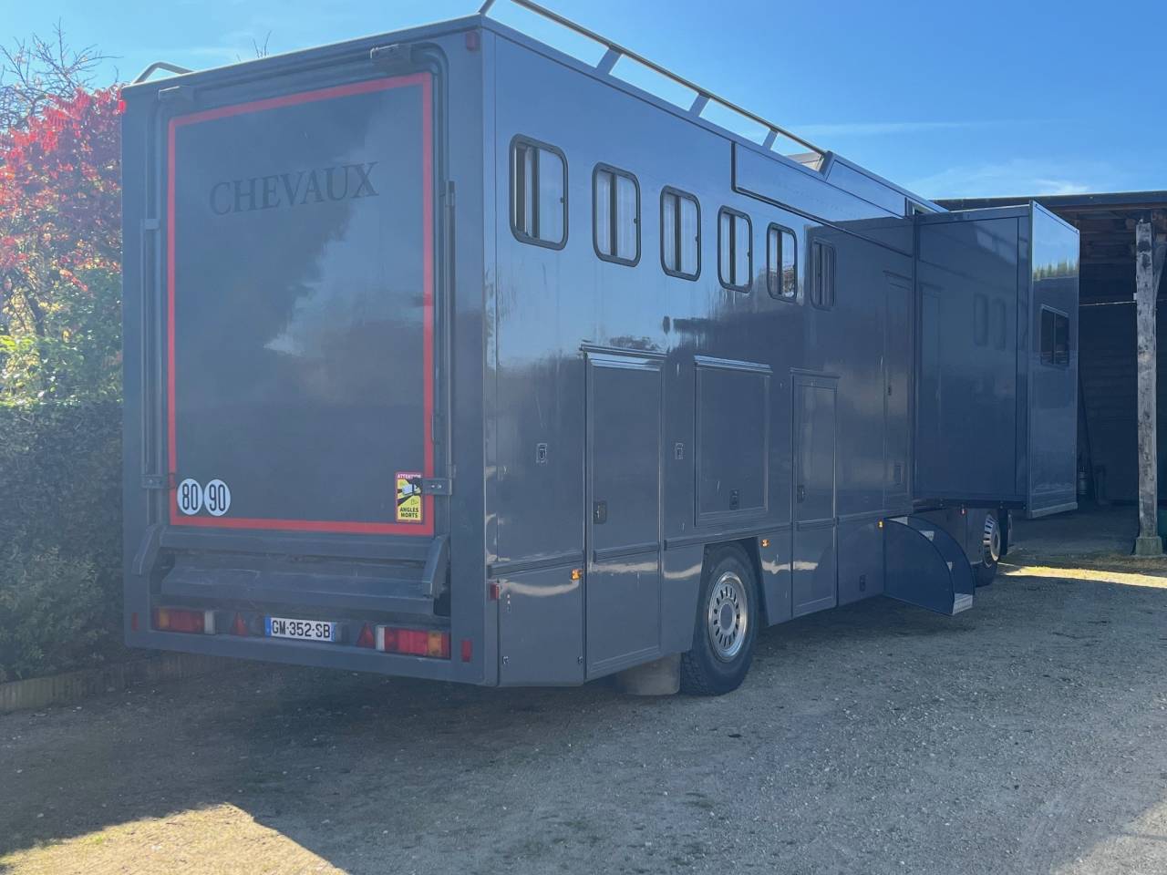 Zware paardenvrachtwagen (groot rijbewijs) Renault Premuim 340 1996 Tweedehands