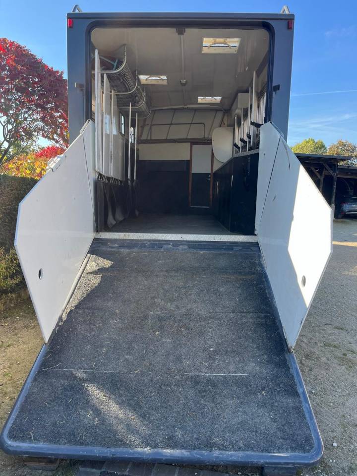 Zware paardenvrachtwagen (groot rijbewijs) Renault Premuim 340 1996 Tweedehands