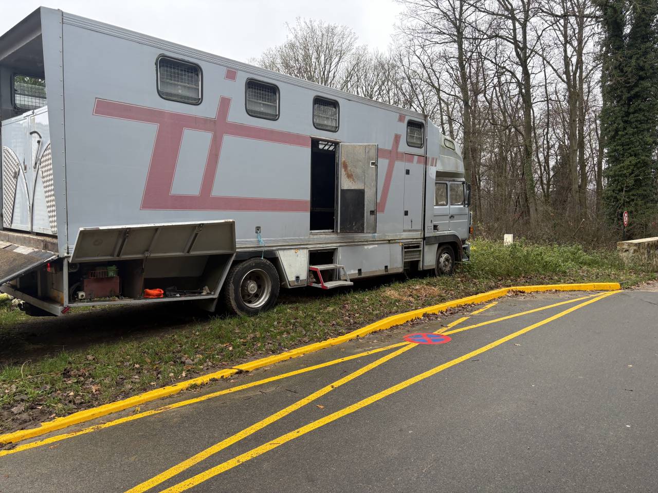 Zware paardenvrachtwagen (groot rijbewijs) Renault Mildium 1985 Tweedehands