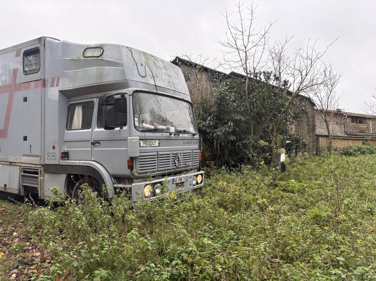 Zware paardenvrachtwagen (groot rijbewijs) Renault Mildium 1985 Tweedehands