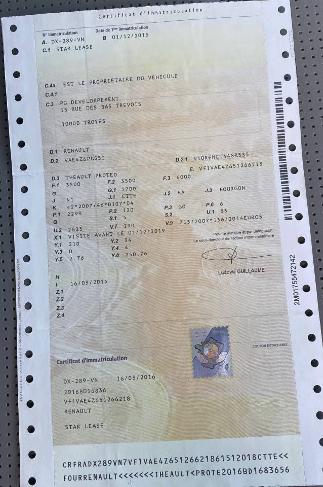 Kleine paardenvrachtwagen (B rijbewijs) Theault Proteo 2015 Tweedehands