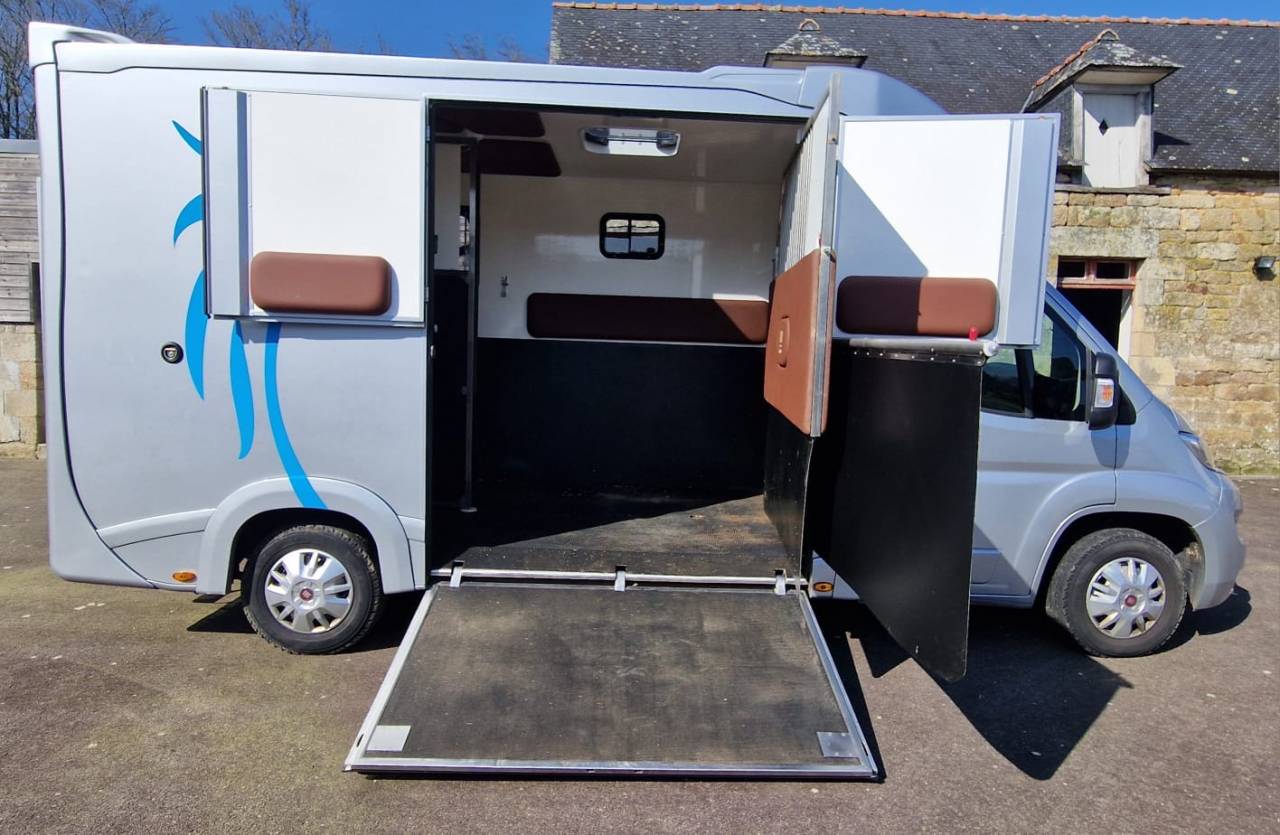 Kleine paardenvrachtwagen (B rijbewijs) Fiat  Ducato 2018 Tweedehands