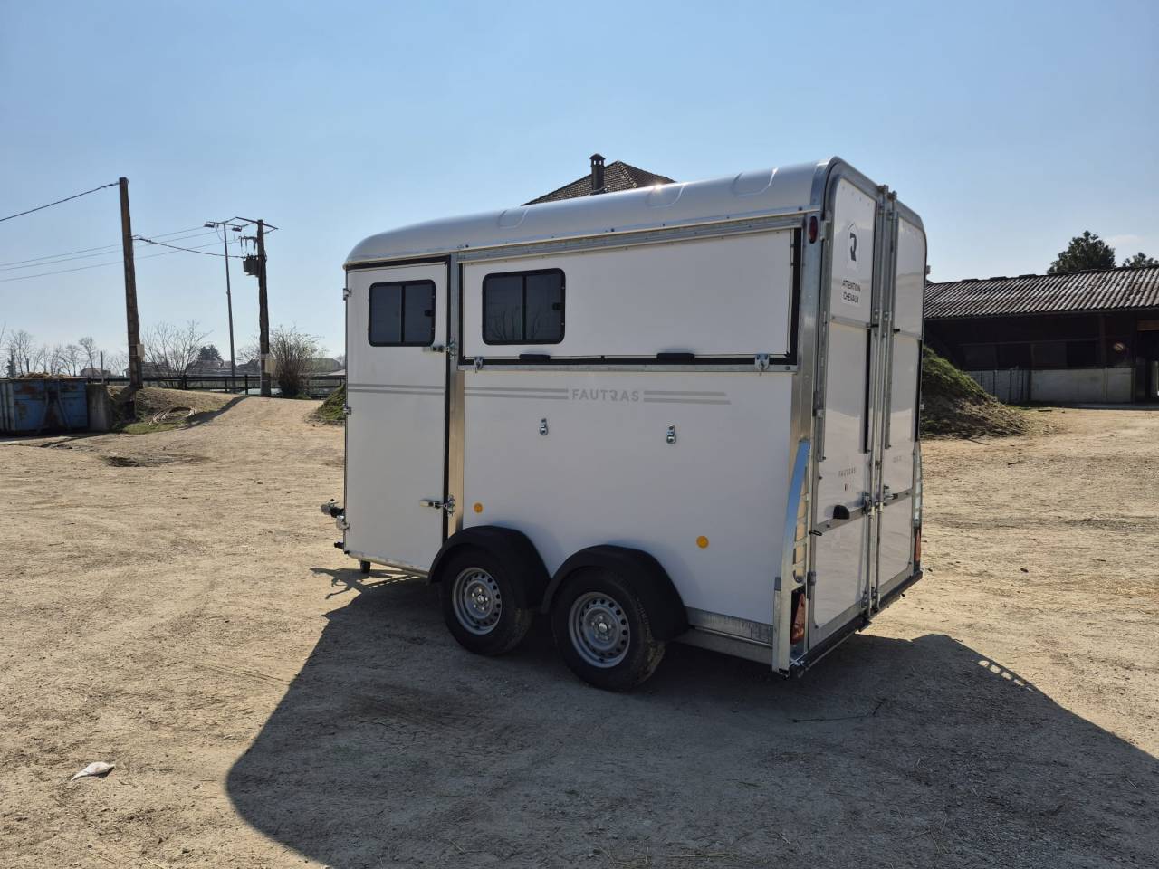 Paardentrailers Fautras Oblic X2 2 Paarden 2026 Nieuw