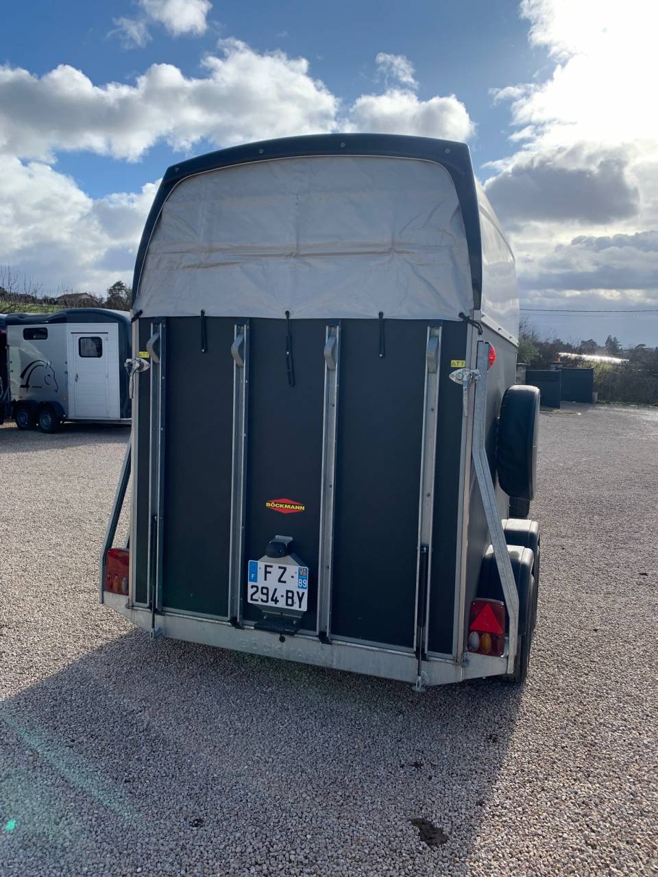 Paardentrailers Bockmann DUO ESPRIT SILVER + BLACK 2 Paarden 2021 Tweedehands