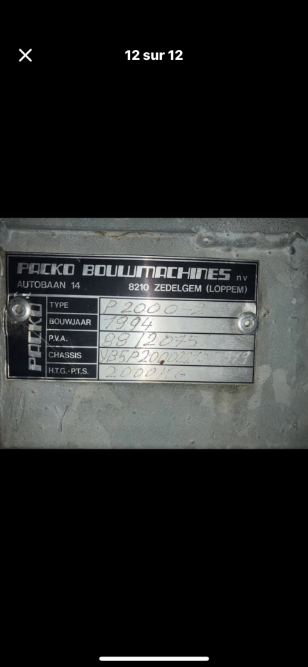 Paardentrailers Ander merk Packo  2 Paarden 1994 Tweedehands