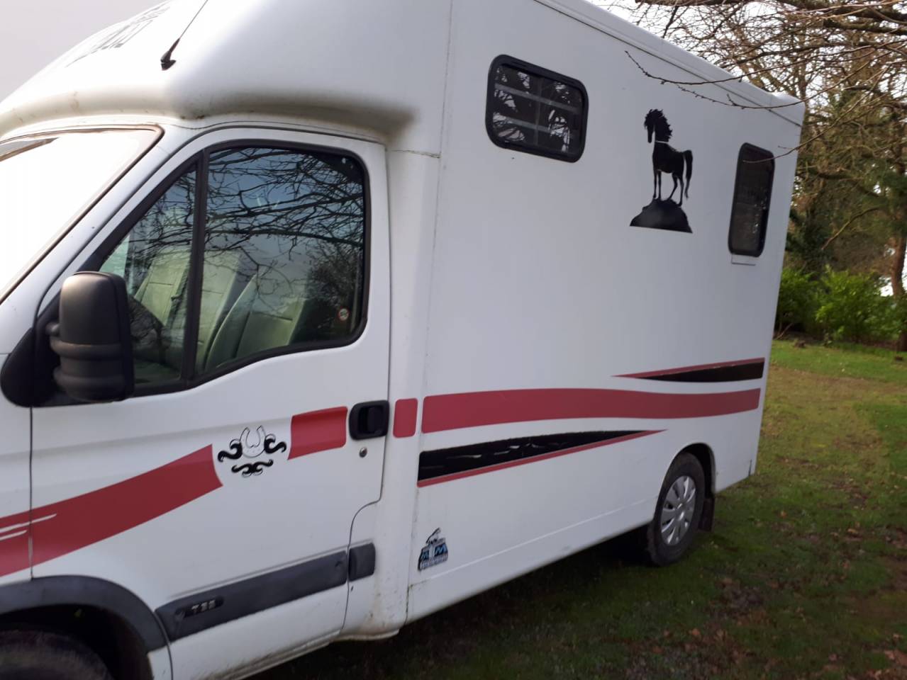 Kleine paardenvrachtwagen (B rijbewijs) Renault Master 2000 Tweedehands