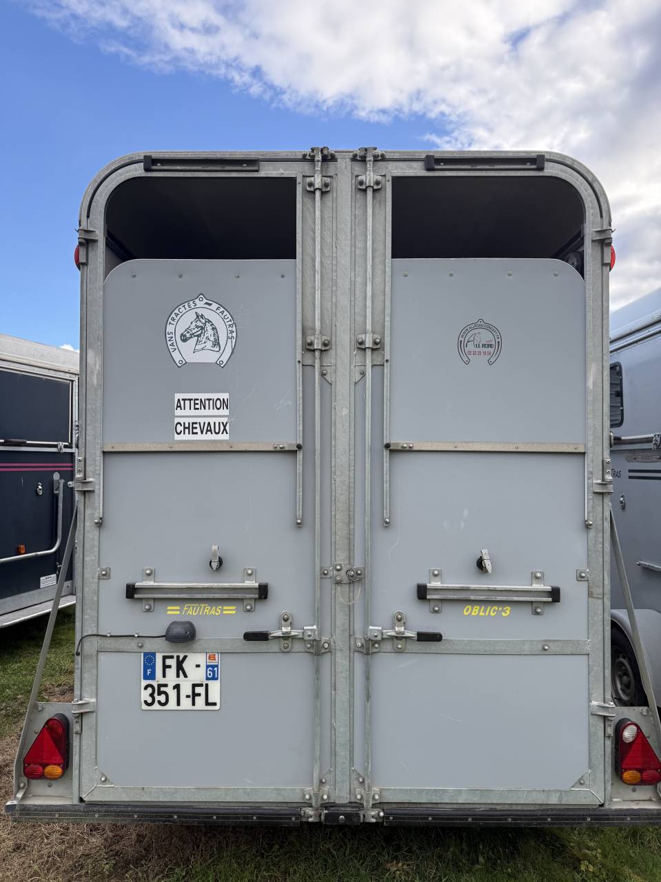 Paardentrailers Fautras OBLIC +3 3 Paarden 2019 Tweedehands