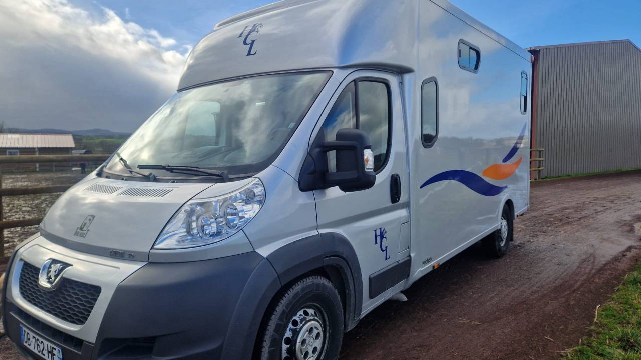 Kleine paardenvrachtwagen (B rijbewijs) Theault peugeot  master 2013 Tweedehands