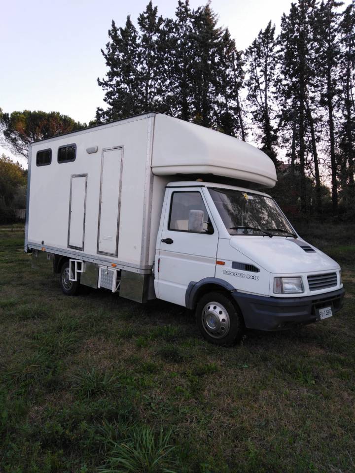 Kleine paardenvrachtwagen (B rijbewijs) Fiat  Iveco 1989 Tweedehands