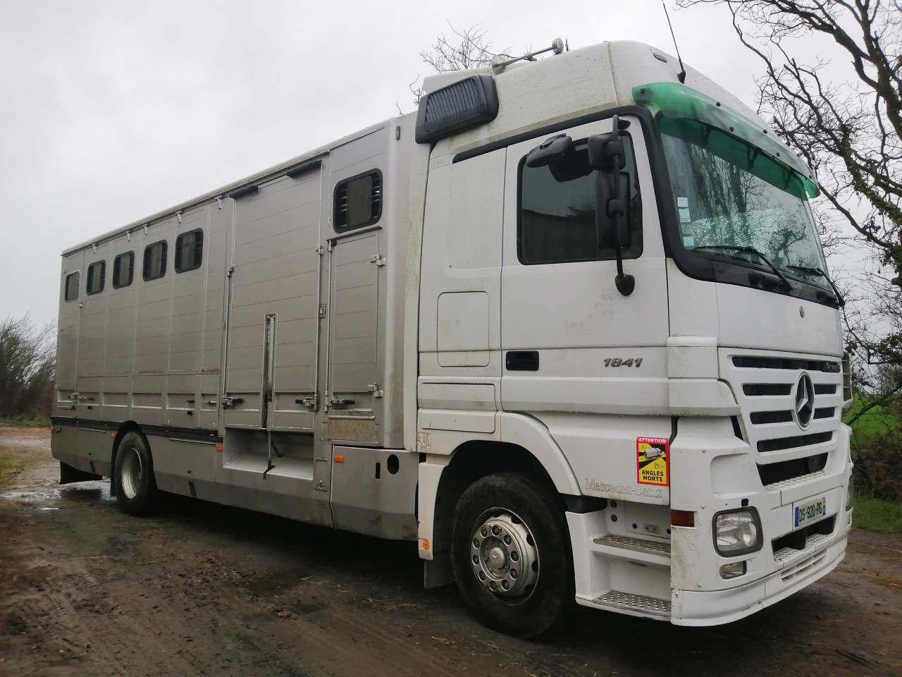 Zware paardenvrachtwagen (groot rijbewijs) Mercedes Actros  2005 Tweedehands