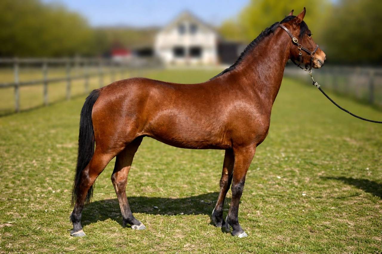 Merrie Nederlandse pony Te koop 2023 Donker bruin / bai