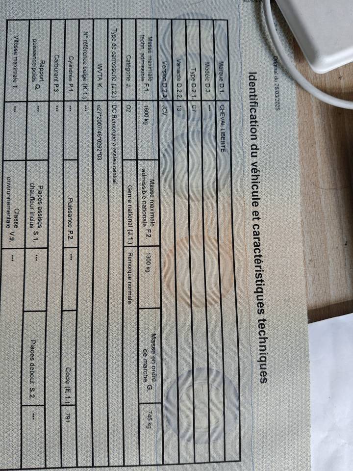 Paardentrailers Cheval Libert&eacute; Touring ONE 1,5 Paard 2025 Tweedehands