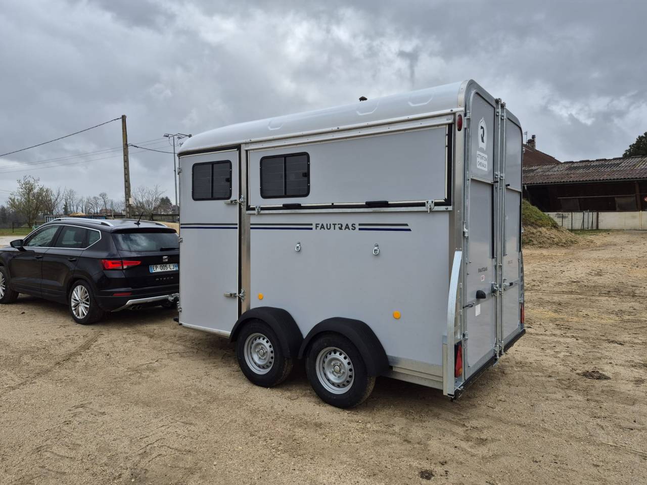 Paardentrailers Fautras Oblic X2 2 Paarden 2026 Nieuw